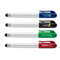 3-in-1 Ballpoint Pen w/ Stylus Keychain